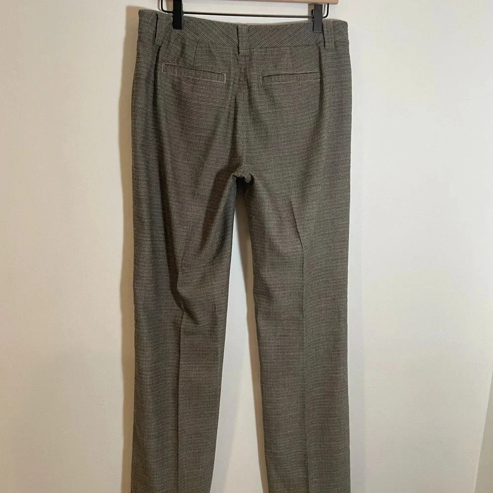 CAbi Tweed Suit:Jacket (Sz 8)&Pants (Sz 6) Gray Crop Ruched Sleeve Blazer Career - Picture 13 of 16